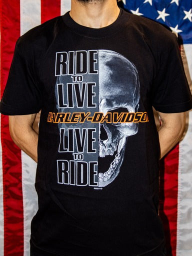 Gateshead Harley-Davidson® Dealer Top -Live Half Adt USA  3001765-BLK