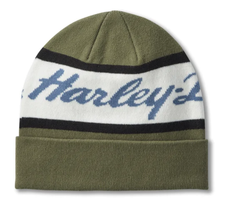 Genuine H-D Script Beanie - Grape Leaf 97629-25VM