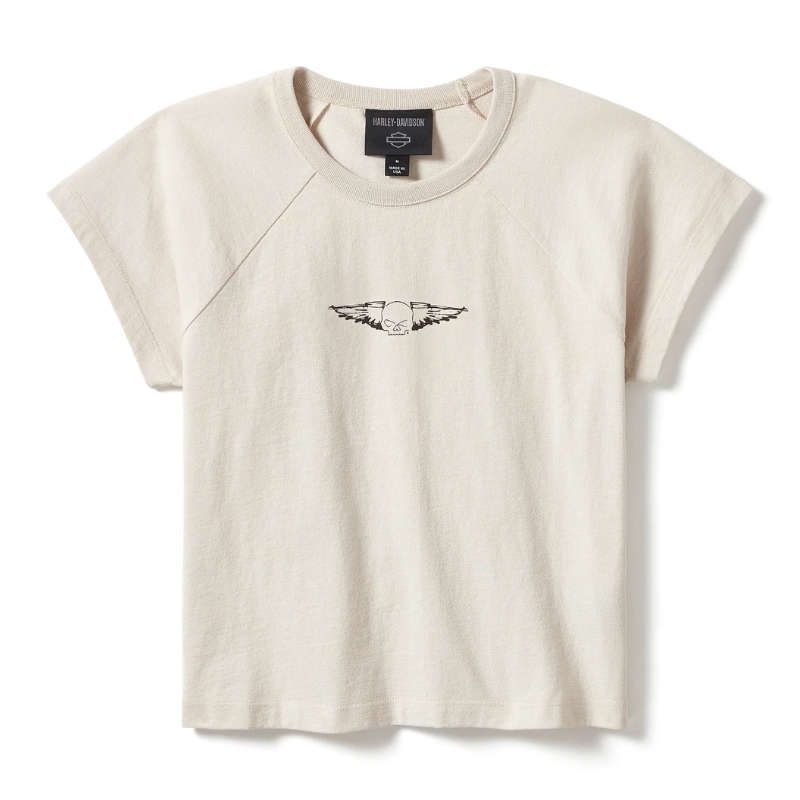 Genuine Harley-Davidson® Willie G Silver Wings Baby Doll T-Shirt 96279-25VW