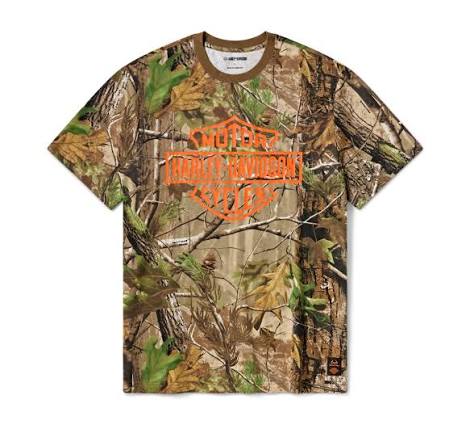 96459-26VM Harley-Davidson Realtree Brown Print Tee-Knit