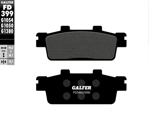 Galfer Organic Front & Rear Brake Pads FD399G1050