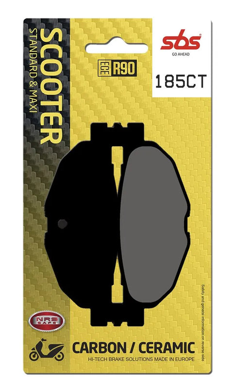 SBS Organic Rear Brake Pads 185CT
