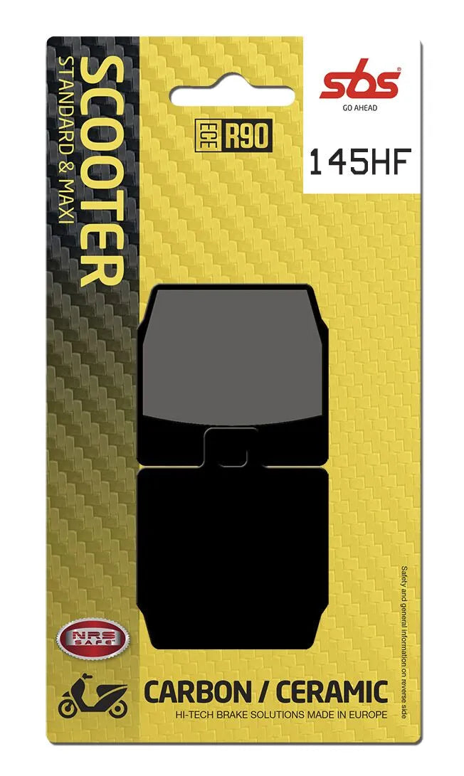 SBS Organic Front & Rear Brake Pads 145HF