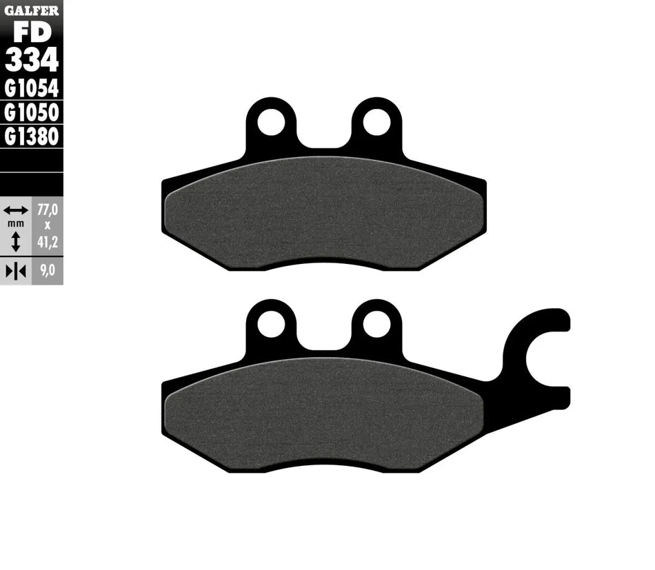 Galfer Organic Front & Rear Brake Pads FD334G1050