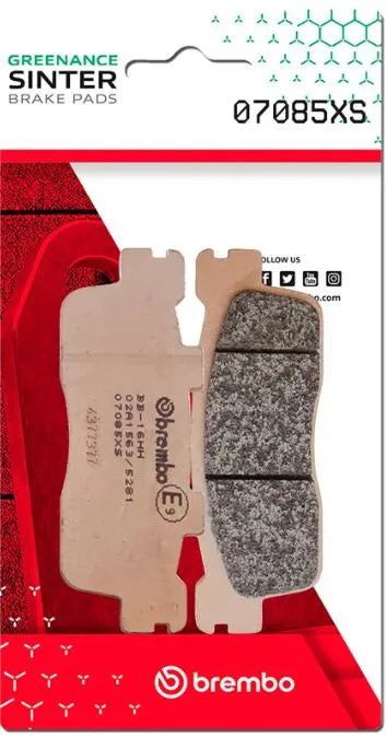 Brembo Sintered Metal Front & Rear Brake Pads 07085XS
