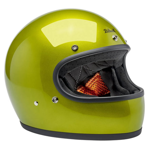 Biltwell Gringo Helmet Metallic Lime