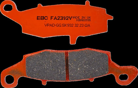 EBC Sintered Metal Rear Brake Pads FA231/2V
