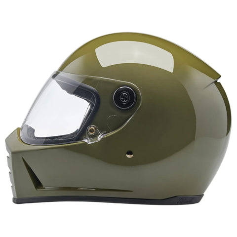 Biltwell Lane Splitter Helmet Olive Green