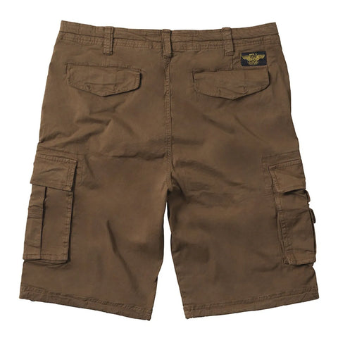 West Coast Choppers CFL Cargo Shorts Khaki Brown