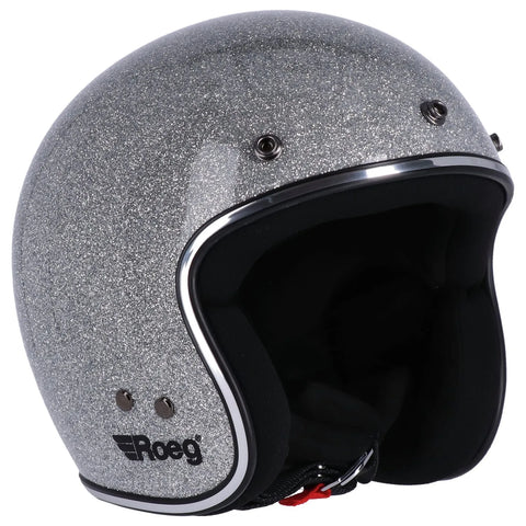 ROEG Jett Helmet Disco Ball Silver