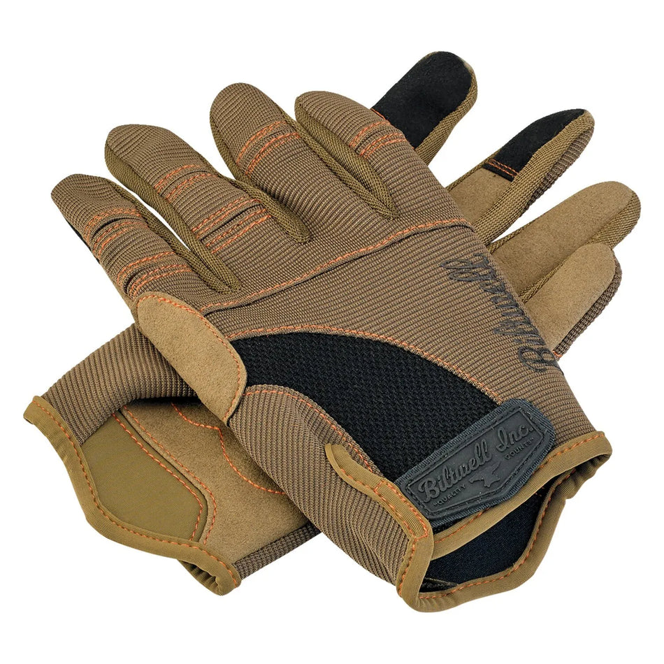 Biltwell Moto Gloves Brown/Orange