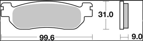 Brembo Sintered Metal Rear Brake Pads 07043XS