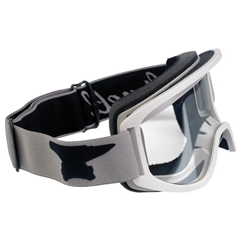 Biltwell Moto 2.0 Script Goggles Titanium
