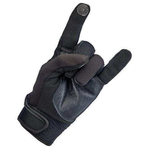 Biltwell Baja Gloves Black Out