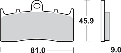 SBS Ceramic Front Brake Pads 778HS
