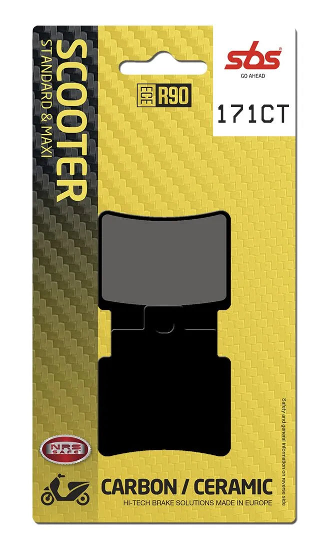 SBS Organic Front Brake Pads Kymco Grand Dink 250, SYM GTS 300 I Evo 171CT