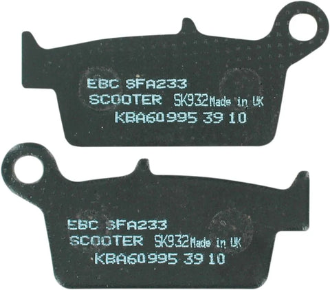 EBC Organic Front Brake Pads SFA233