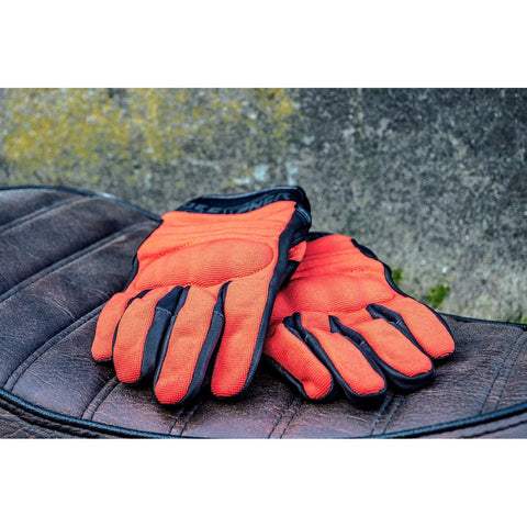 ROEG Fngr Textile Gloves Orange