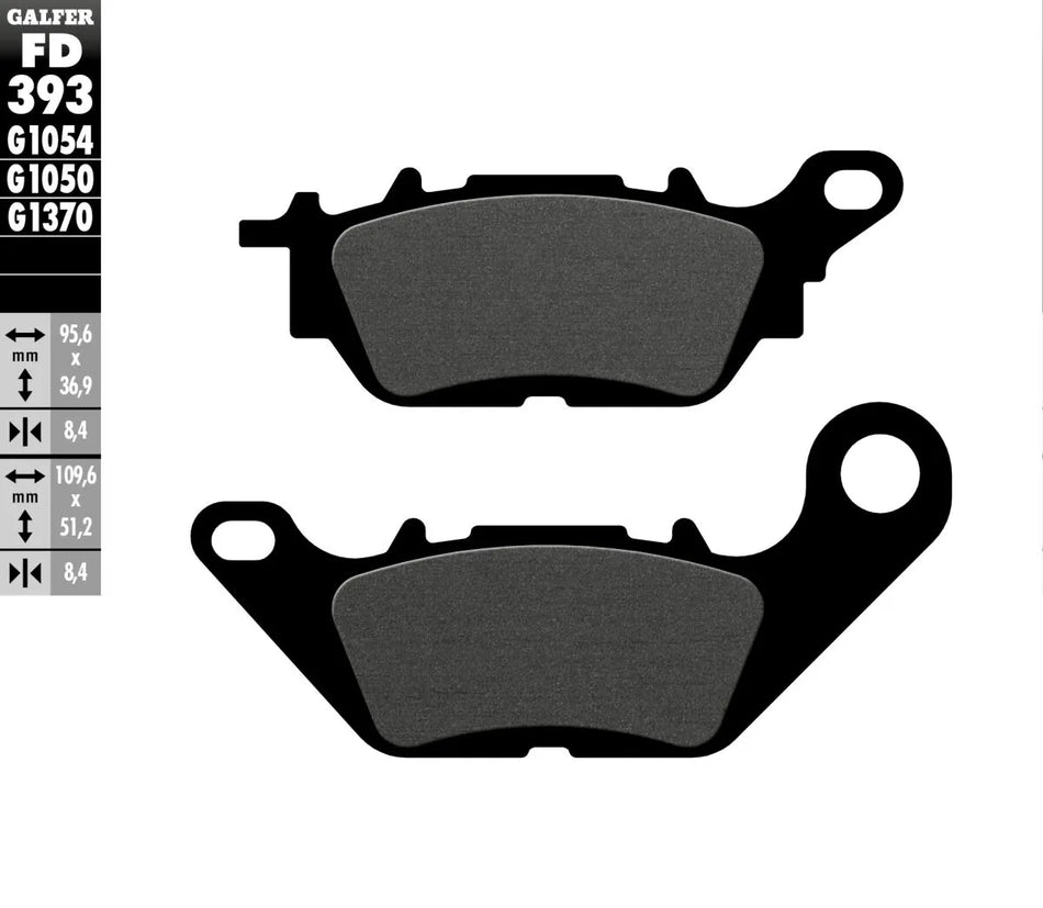 Galfer Sintered Metal Front & Rear Brake Pads FD393G1054