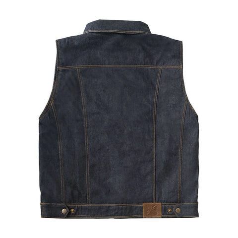 West Coast Choppers x 13 1/2 Dominator Raw Denim Riding Vest