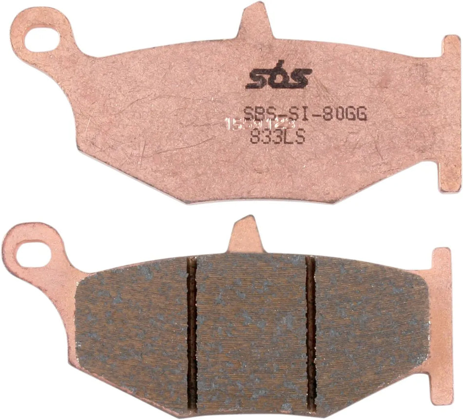 SBS Sintered Metal Rear Brake Pads 833LS