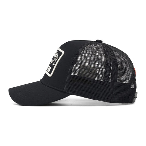 West Coast Choppers Motorcycle Co. 5-Panel Trucker Cap Black