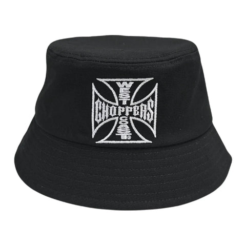 West Coast Choppers OG Cross Bucket Hat Black
