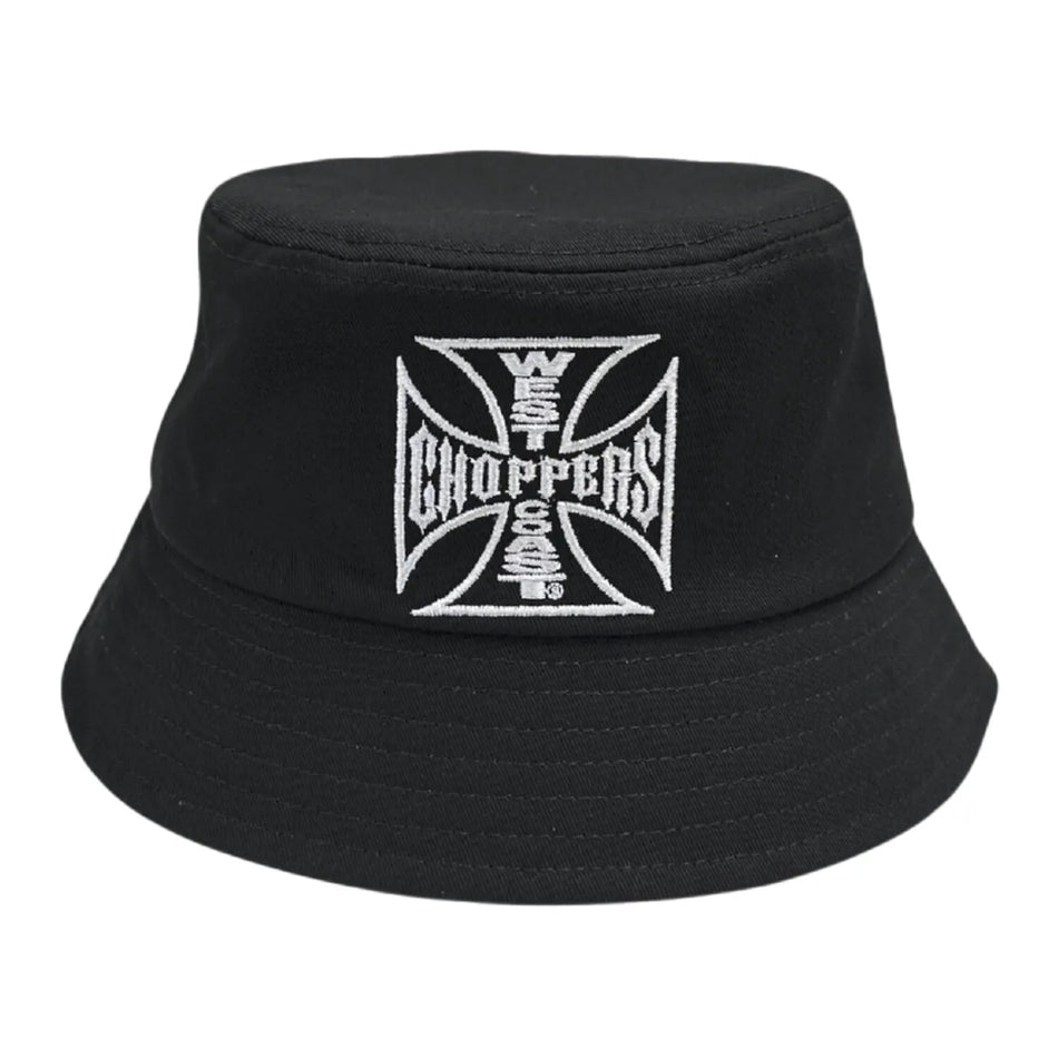 West Coast Choppers OG Cross Bucket Hat Black
