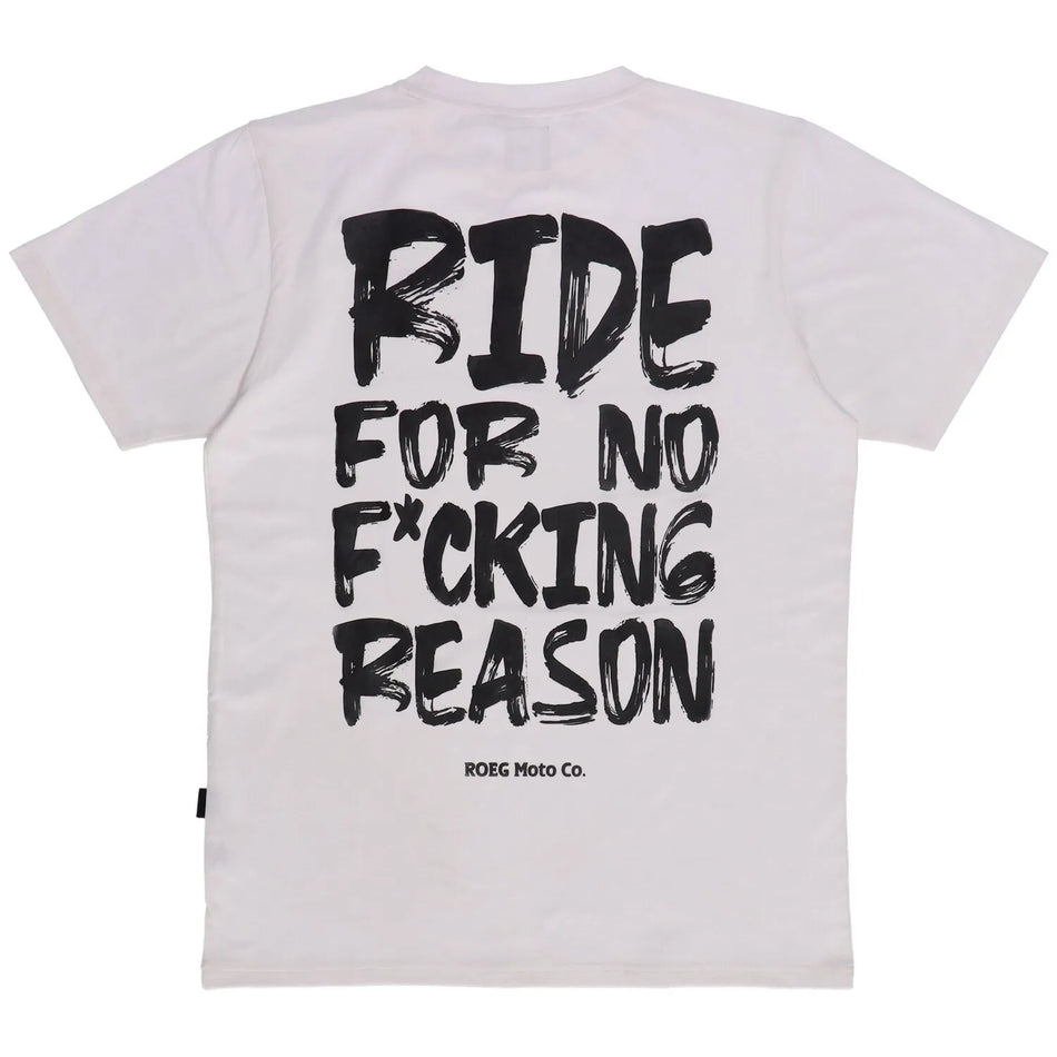 ROEG Kane Plain T-Shirt White