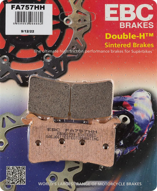 EBC Sintered Metal Front Brake Pads FA757HH