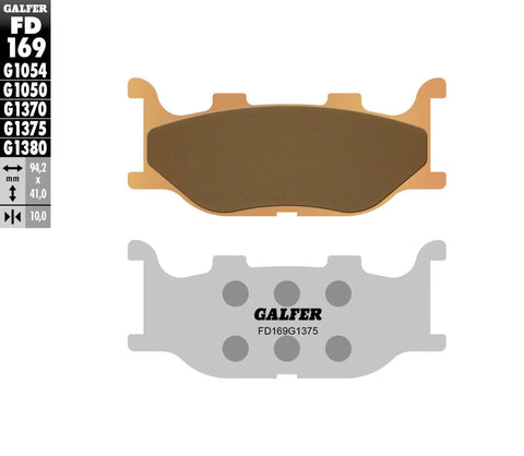 Galfer Sintered Metal Front Brake Pads FD169G1375