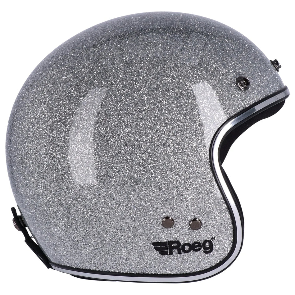 ROEG Jett Helmet Disco Ball Silver