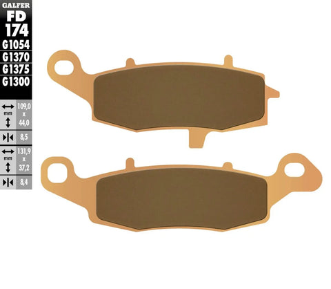 Galfer Sintered Metal Front Brake Pads FD174G1375