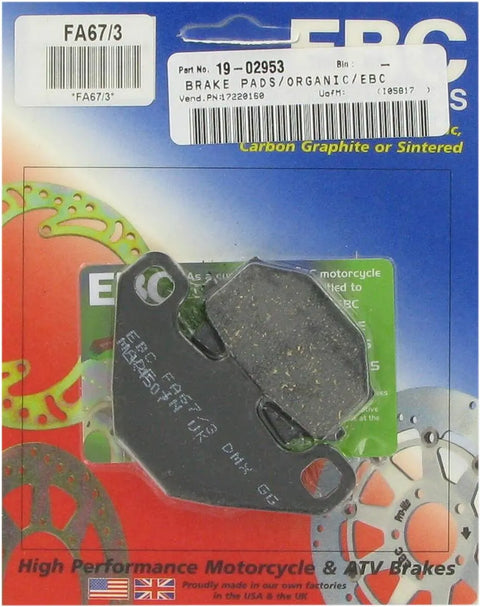 EBC Ceramic Rear Brake Pads FA067/3