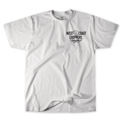 West Coast Choppers Motorcycle T-Shirt White/Black
