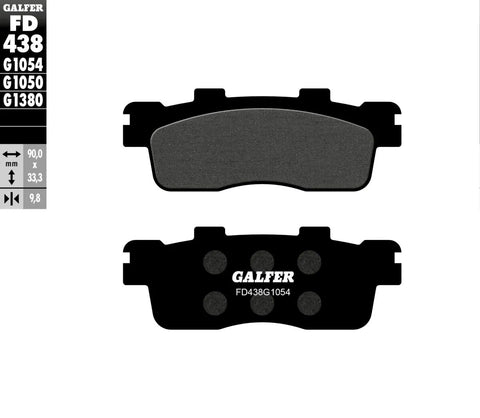 Galfer Sintered Metal Rear Brake Pads FD438G1054