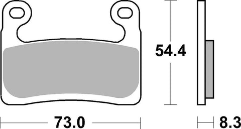 SBS Sintered Metal Front Brake Pads BMW S 1000 RR ABS 960DS-1