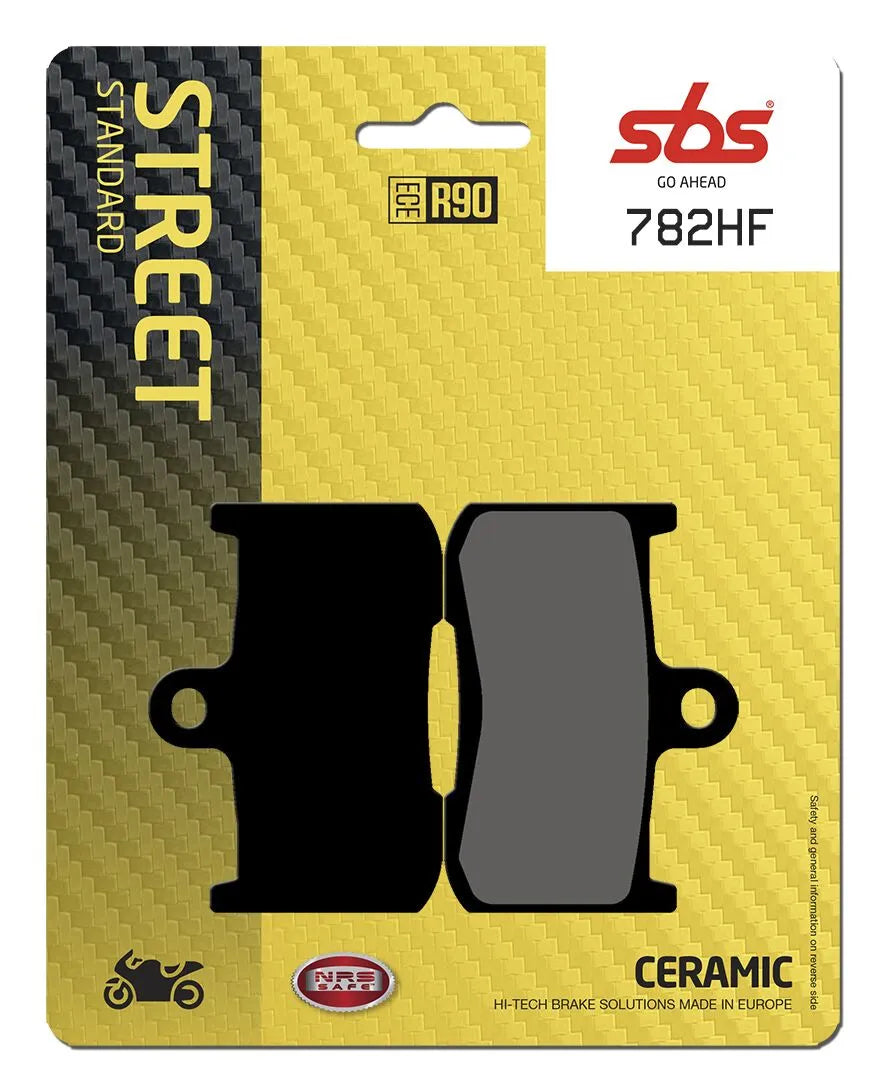 SBS Organic Front Brake Pads 782HF