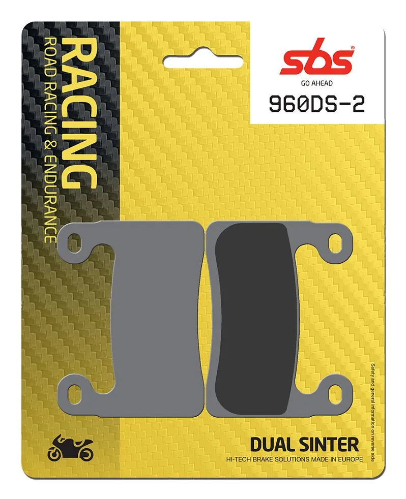 SBS Sintered Metal Front Brake Pads BMW S 1000 RR ABS 960DS-2