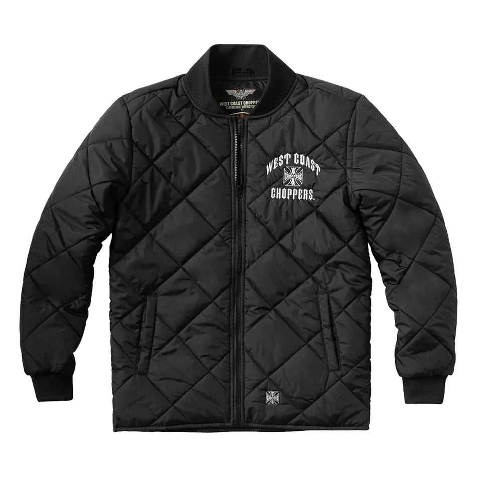West Coast Choppers Iron Quilted Jacket Black