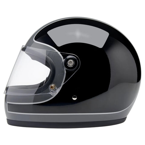 Biltwell Gringo S Helmet Storm Grey/Black Tracker Gloss