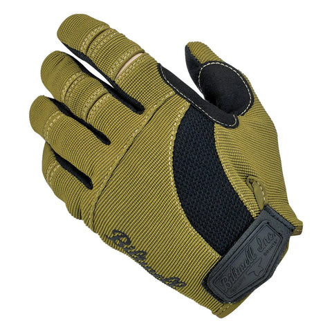 Biltwell Moto Gloves Olive/Black/Tan