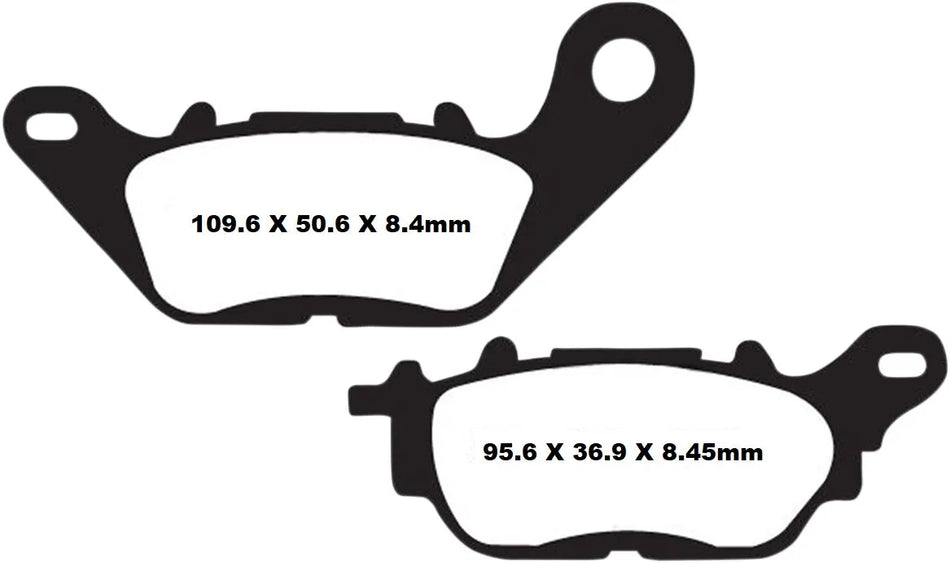 EBC Organic Front & Rear Brake Pads SFA464