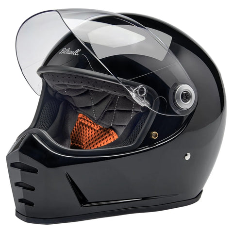 Biltwell Lane Splitter Helmet Gloss Black