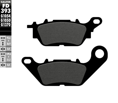 Galfer Organic Front & Rear Brake Pads FD393G1050
