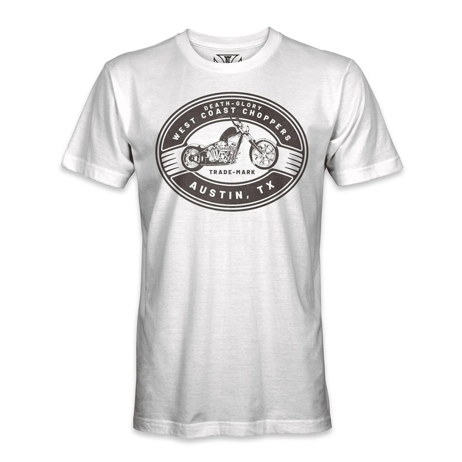 West Coast Choppers Death Glory Trade-Mark T-Shirt White
