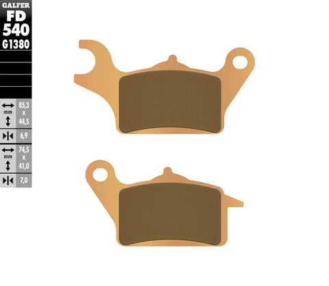 Galfer Sintered Metal Front Brake Pads FD540G1380
