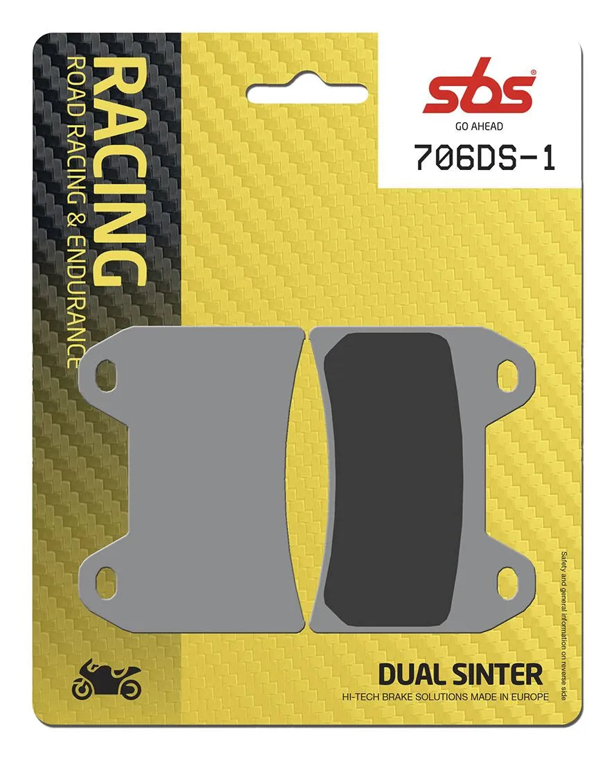 SBS Sintered Metal Front Brake Pads 706DS-1