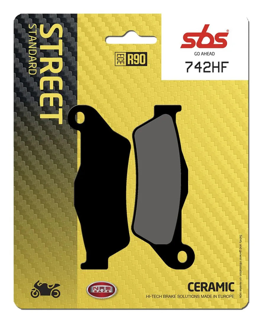 SBS Organic Rear Brake Pads 742HF