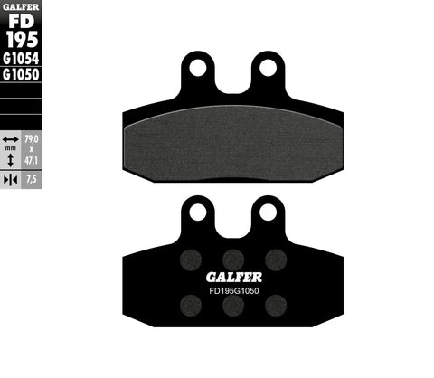 Galfer Organic Front Brake Pads FD195G1050